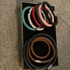 Leader bracelets for charms